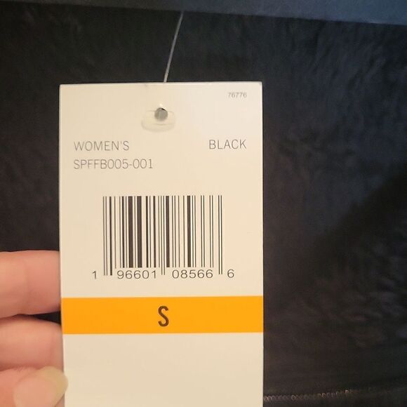 Spyder Black Bailey Sherpa ZipperJacket Size Small, NWT - Picture 7 of 8